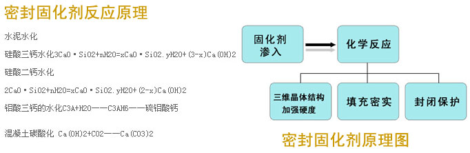 密封固化剂反应原理图